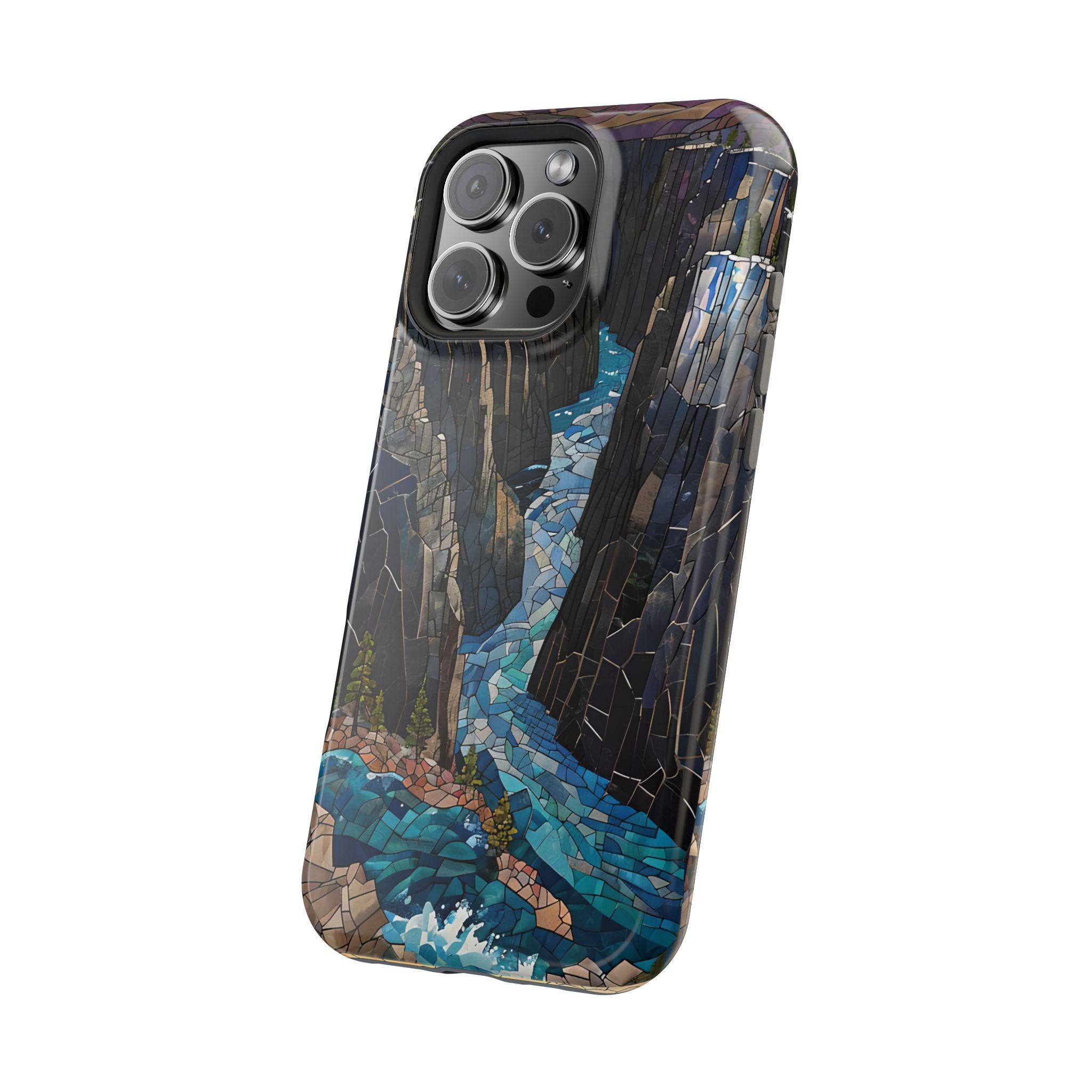 Black Canyon Magnetic Phone Case, Colorado National Park Cliff