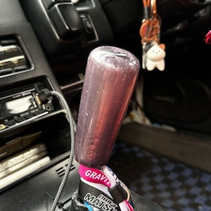 Purple Chrome Goop gear knob