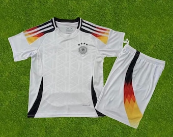 Maillot enfant Allemagne 2024 domicile –  Personnalisable – Ensemble de football garçon (maillot + short) - Customizable Jersey