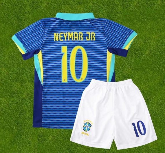 Maillot Enfant Brésil 2024 – Neymar #10 – Ensemble De Football