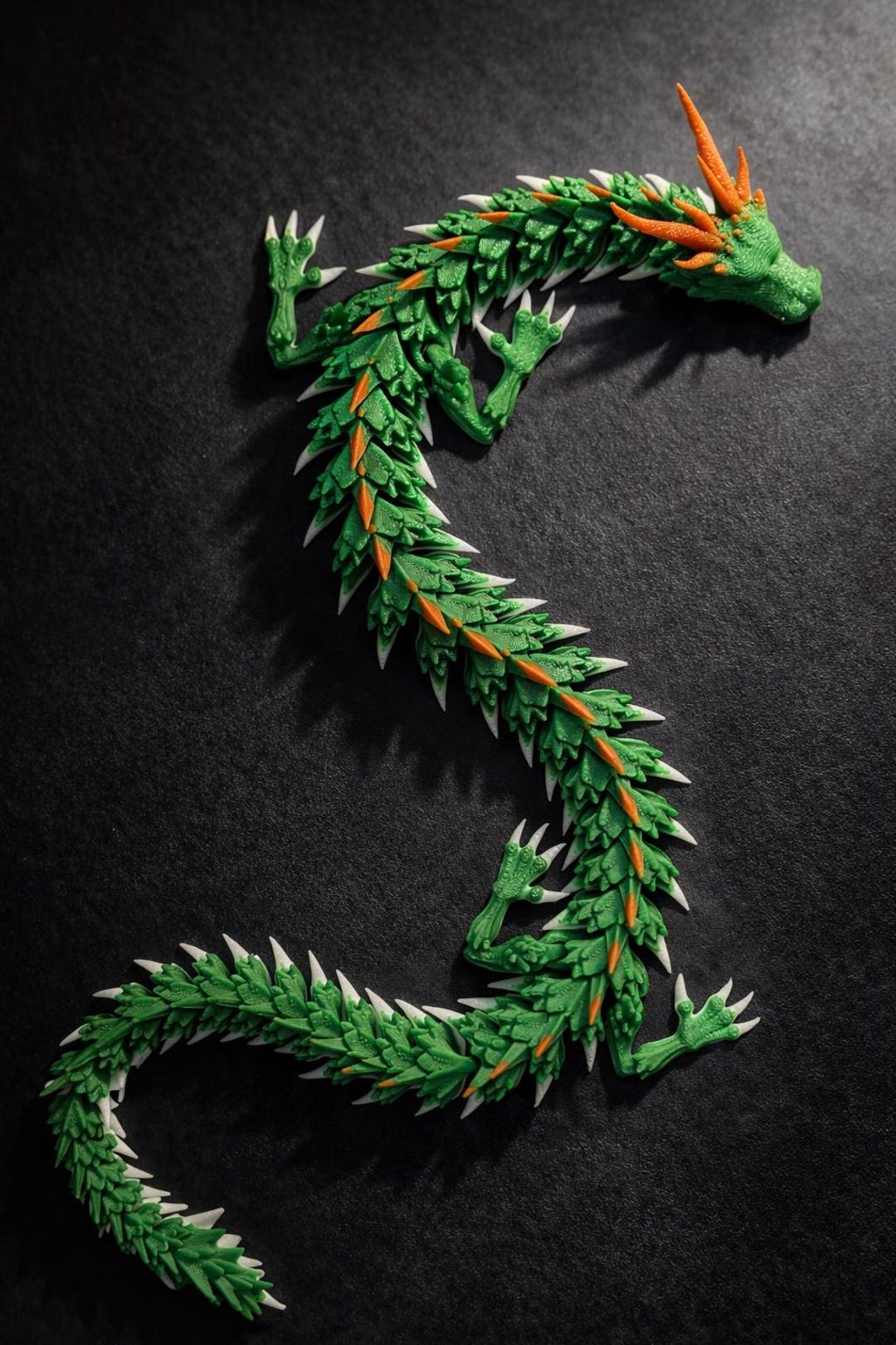 Articulated Dragon Fidget Toy | Flexi Dragon 3D Printed | Sensory Toy ...