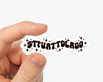 STFUATTDLAGG Bookish Vinyl Sticker