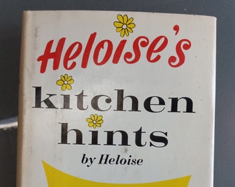 Hints from Heloise, Your Choice of Two First Edition Books, Housekeeping Hints or Kitchen Hint, Vintage Books by Heloise, Organizing Cooking