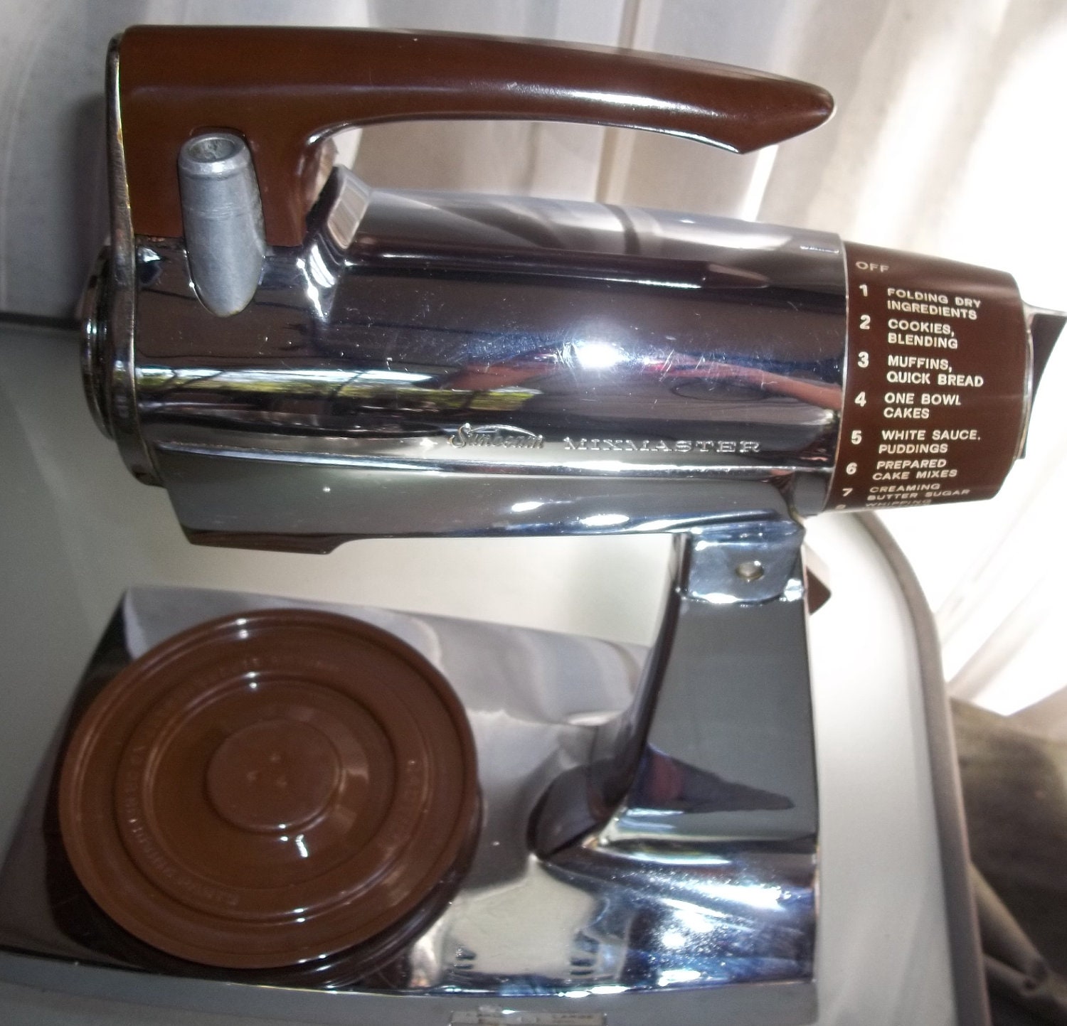 Vintage Chrome Sunbeam MixMaster Etsy