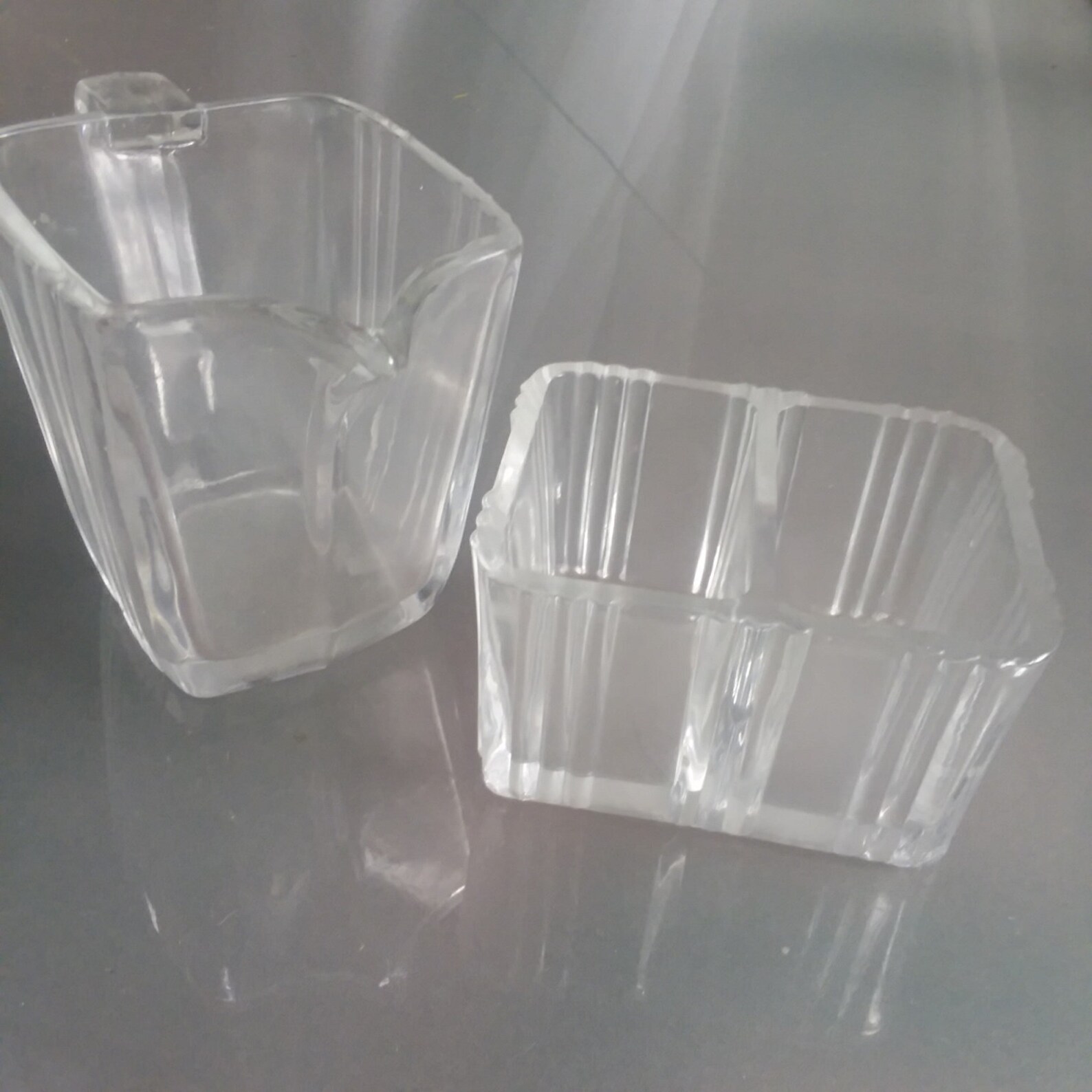 Creamer and Divided Sugar Packet Container Vintage Kitchen Etsy