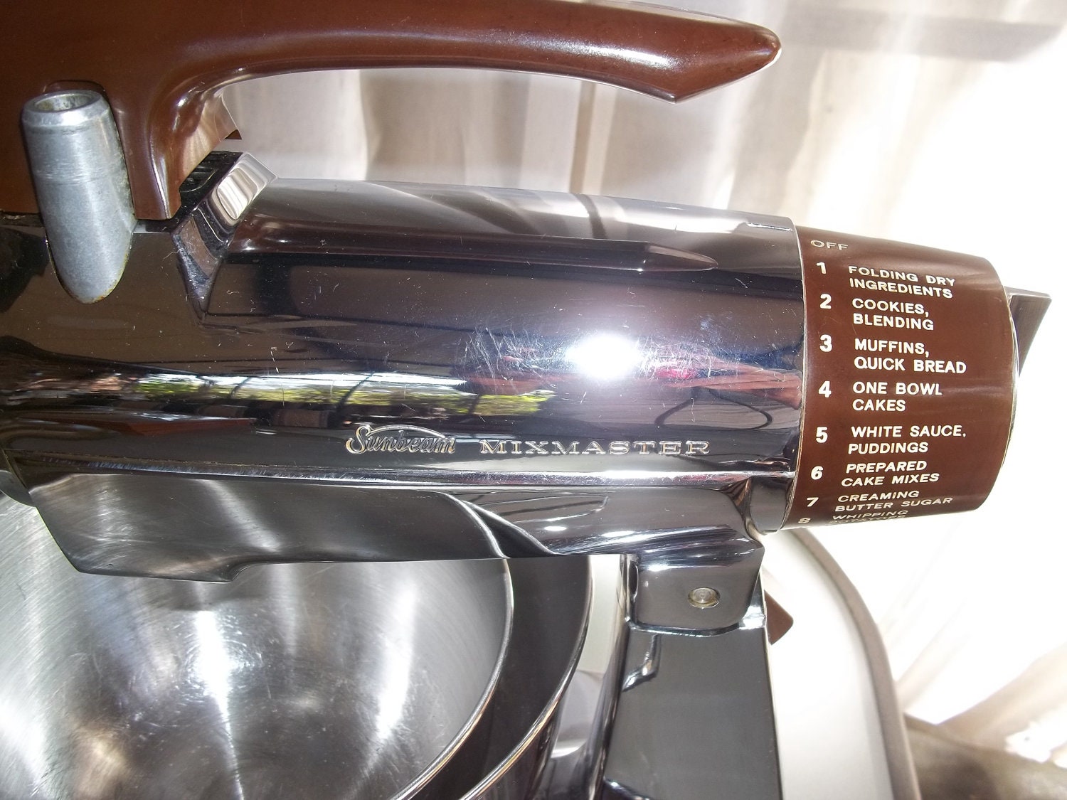 Vintage Chrome Sunbeam MixMaster Etsy