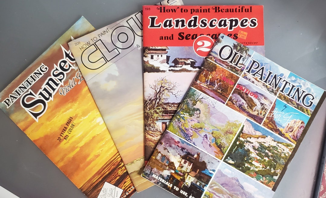 How to Paint YOUR CHOICE - Landscapes Seascapes, Oil Painting, Vintage ...