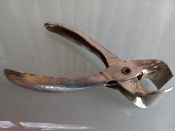 Fisherman's Skinner Pincher Tool, Vintage Metal Fishing Implement