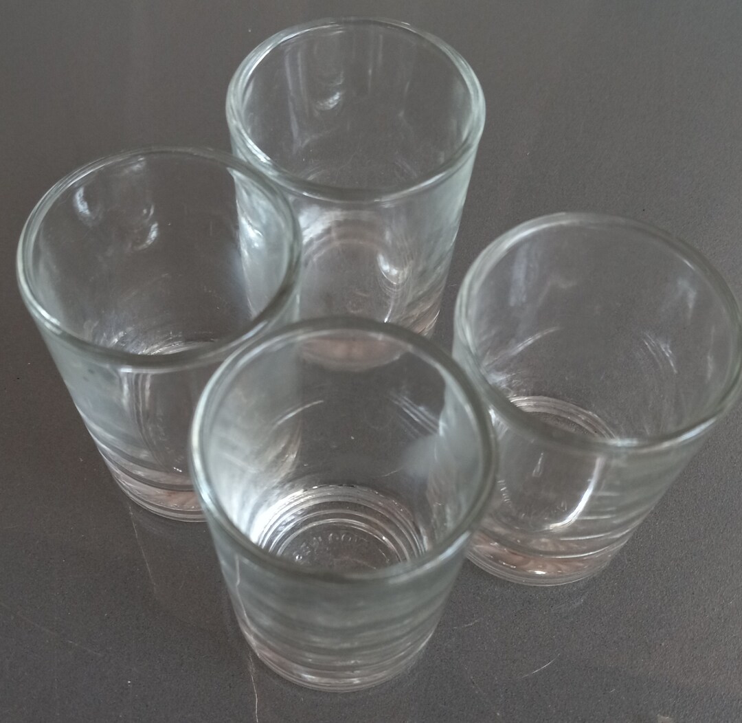 Clear Glass Shot Glasses for Measuring or Drinking Shots, Made in