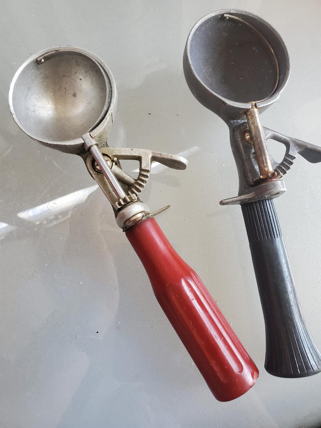 Funky Implement Ice Scream Scoops, YOUR CHOICE, Vintage Kitchen Utensil, Implement ...
