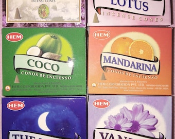 Scented Incense Cones – Choose Your Scent | Meditation, Relaxation, Energy Clearing