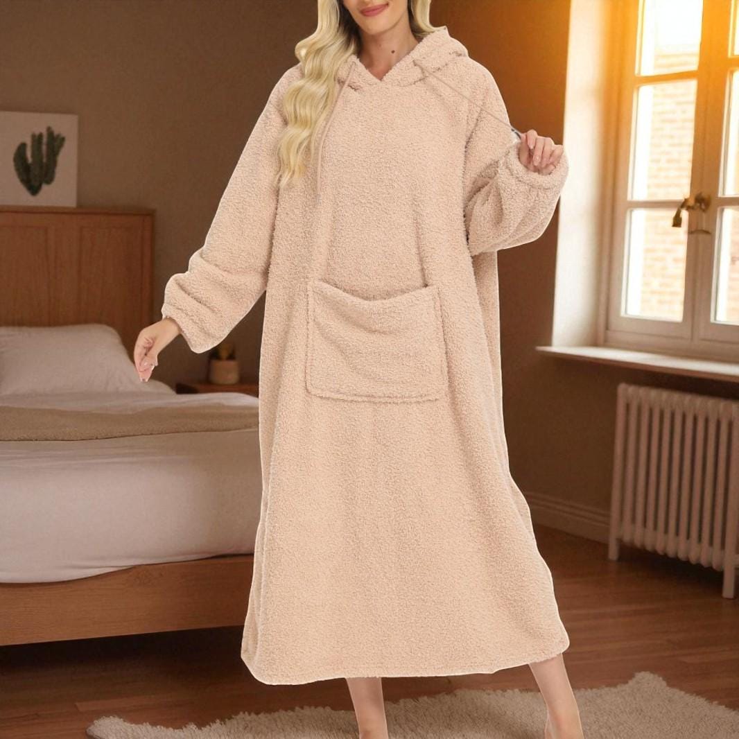 Vestaglia in pile coperta Italia