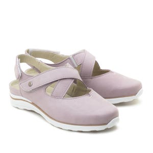 Dromedaris Melanie Mauve Slingback Leather Shoe