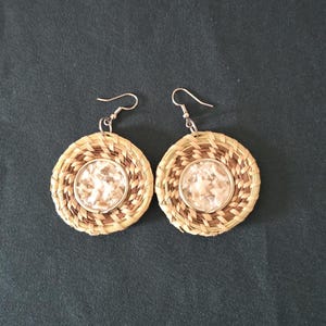 Sweetgrass Basket Earring
