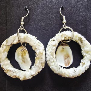 Charleston Lowcountry Oyster Shell Earring