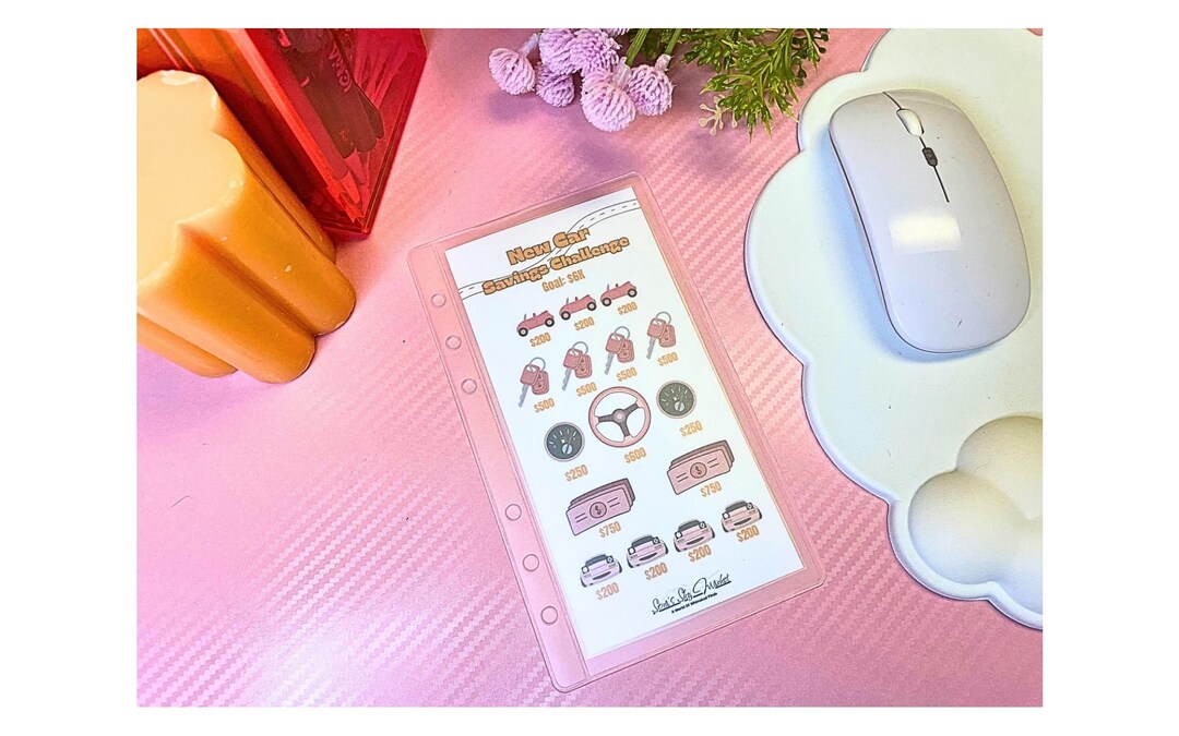 6K New Car Savings Challenge | Cash Stuffing Planner - Etsy