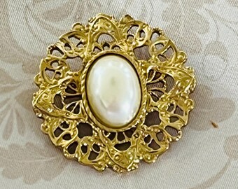 Broche Vintage Ville De Grasse - Filigrane émaillée Des Années 1970 (état Neuf, Vieux Stock)