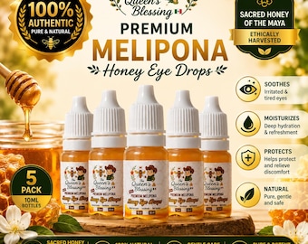 Melipona Jimerito Honey drops, Miel Gotas 10ml, 100% Pure Original Honey from Mexico!