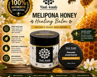 Balm Honey Melipona Propolis Mayan Artisanal Bee Salve (1 oz)