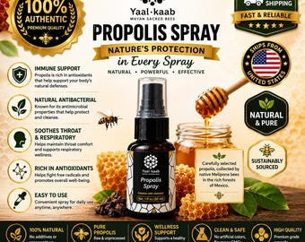 Spray Melipona Honey Propolis Spray | Traditional Stingless Bee