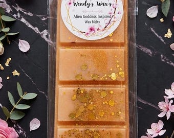 Alien Goddess Inspired Wax Melt Snap Bar, Highly Scented, Eco Soy Wax, CLP Compliant