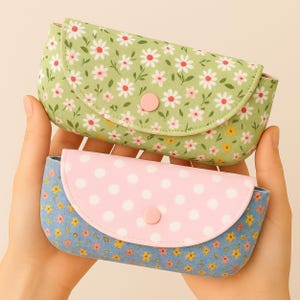 PDF Sewing Pattern: Fabric Glasses Case, Beginner-Friendly (PDF Pattern)