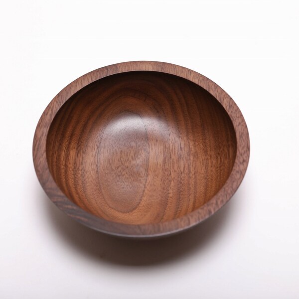 Small Wild Black Walnut Wooden Bowl   #2095   6" x 2"  Walnut Bowl  small walnut bowl  black walnut bowl