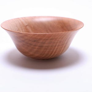 Fiddleback Southern Maple Bell Shaped Wooden Bowl   #2634   6 1/4&quot; x 2 5/8&quot;