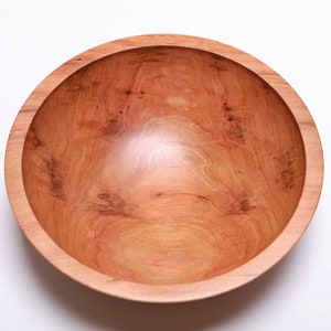 Wild Black Cherry Wooden Bowl   #2313   (8" x 2 3/8")