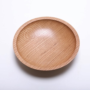 Small Quartersawn White Oak Wooden Bowl #2043 7 1/8” X 1 5/8” housewarming gift wooden bowl wood bowl oak wood bowl white oak bowl oak bowl