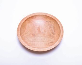 Sugar Maple Wooden Bowl   #2330   6 1/2" x 1 3/8"