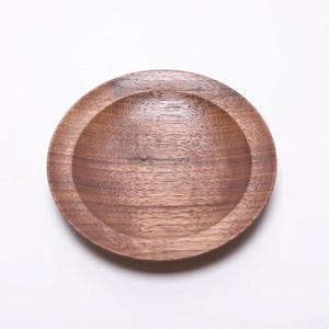 Quartersawn Wild Black Walnut Wooden Ring Dish   #2616   5 1/2&quot; x 7/8&quot;