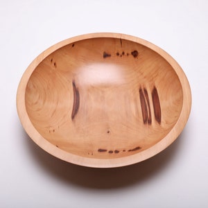 Sweet Gum Wooden Bowl 2043 11 1/4 X 2 3/4 wooden salad bowl wood bowl sweet gum bowl hand turned wooden bowl large wooden fruit bowl image 5