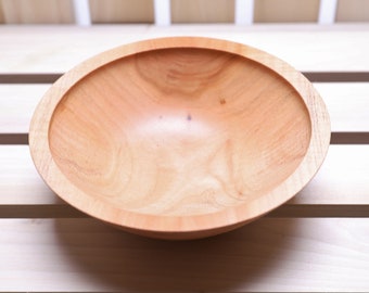 Small Sugar Maple Wooden Bowl   #2304   6 1/8" X 2 1/8"