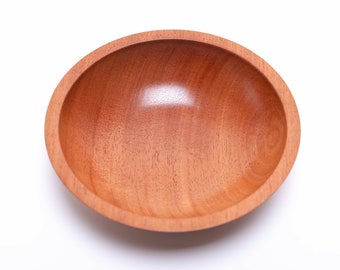 Quartersawn Sapele Wooden Bowl   #2342   7 7/8" x 2 3/8"