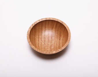 Small White Oak Wooden Bowl  #2180   4 1/4" x 1 3/8"  Wooden Bowl  Oak Wooden Bowl  Oak Bowl