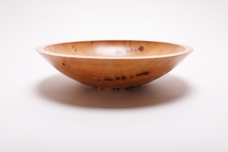 Sweet Gum Wooden Bowl 2043 11 1/4 X 2 3/4 wooden salad bowl wood bowl sweet gum bowl hand turned wooden bowl large wooden fruit bowl image 6