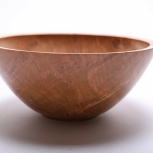 Hand Turned Maple Wooden Bowl  #1890  (8 1/8" x 3 1/2")