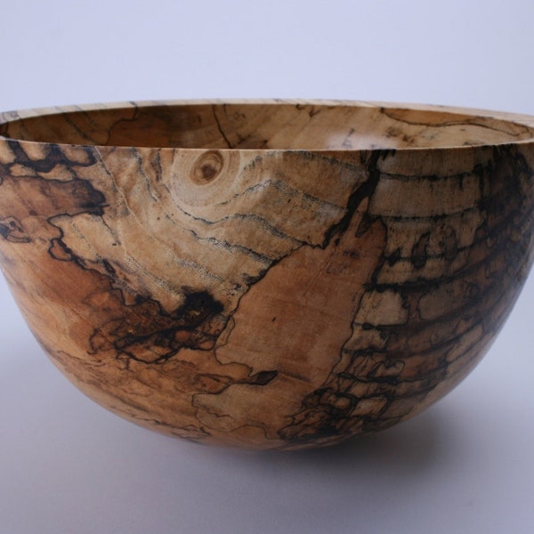 Spalted Hackberry Wooden Bowl 892