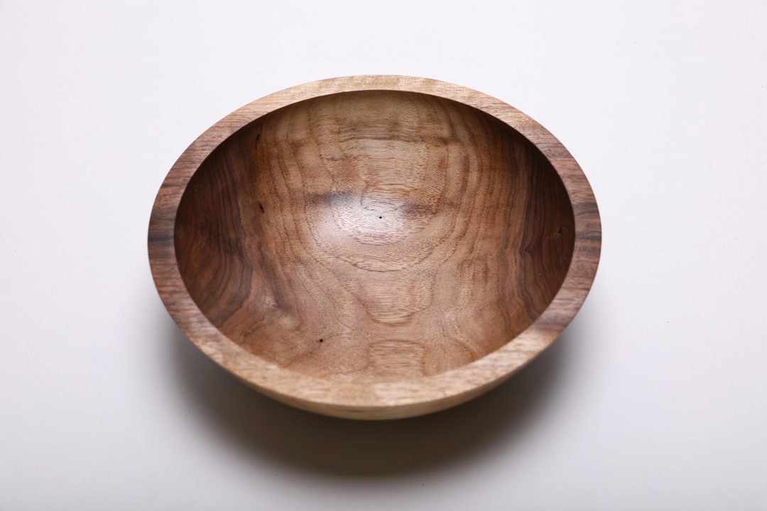Black Walnut Wooden Bowl 1672 9 X 2 3/4 Black Walnut Bowl Walnut Bowl