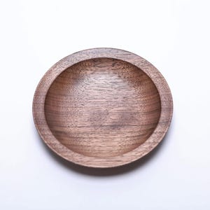 Black Walnut Ring Dish   #2501   5&quot; x 3/4&quot;