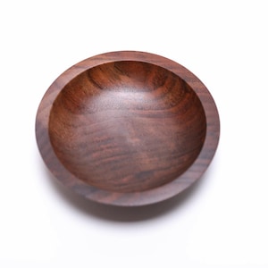 Claro Walnut Wooden Ring Dish   #2431   4 1/8&quot; x 1&quot;
