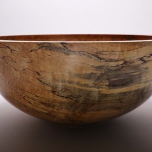 Huge Spalted Maple Wooden Bowl Set 1796 1-4 Cored Spalted Maple Bowls Very Large Wooden Bowl Set image 4