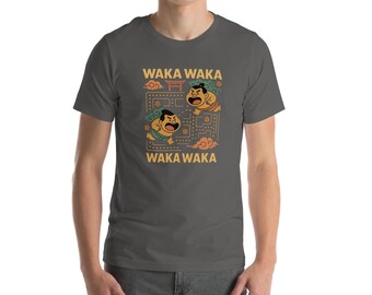 Retro Japanese Arcade Sumo T-Shirt: Funny Pac Maze Parody