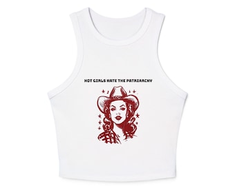 Fitted Micro Rib Tank Top: High Neck Racerback, Soft Cotton Blend