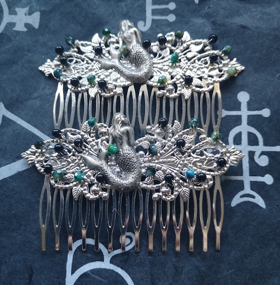 Steampunk Mermaid Hair Combs Hair Accessories Decorative Etsy
