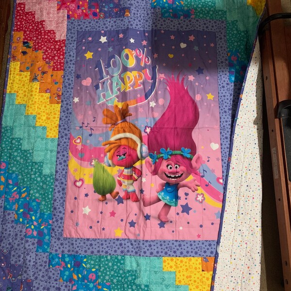 Trolls Quilt Quilting Etsy