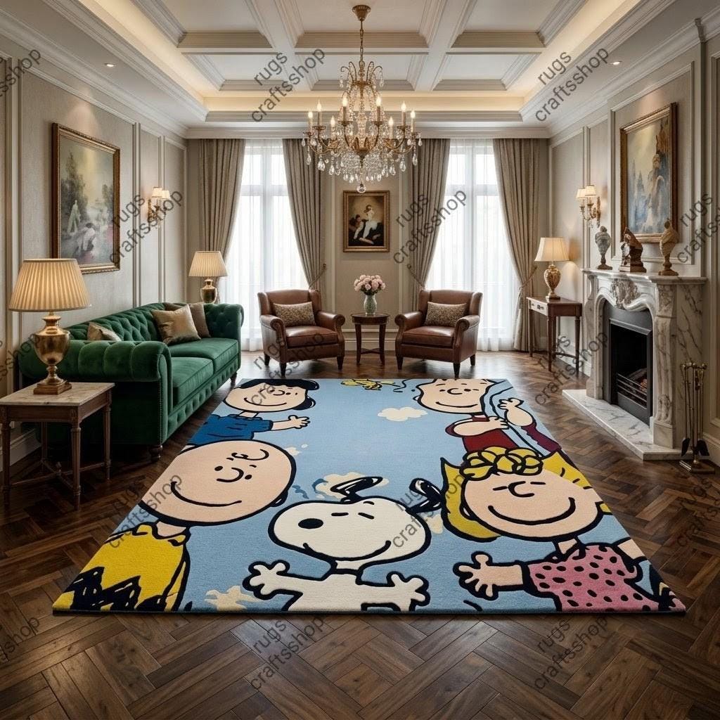 Peanuts Area Rugs - Etsy