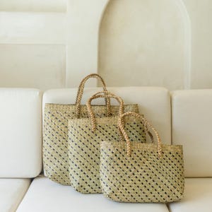 Cove Rattan Beach Tote Bag
