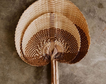 woven fans for weddings